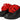 Nike Air Force 1 Black Rope Laces Red - FT SNEAKERS